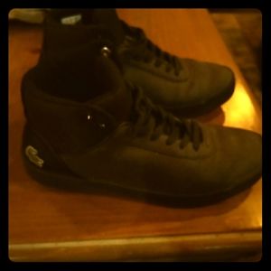 Lacoste womens high top shoes